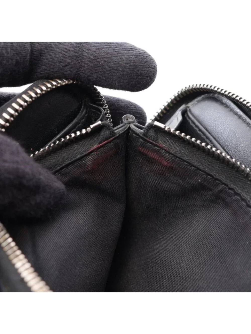 Dior Round Wallet Oblique Navy Canvas